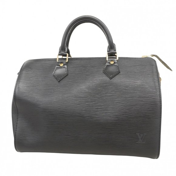 Louis Vuitton Epi Speedy 30 Handbag M59022 Noir Women's - Picture 1 of 13